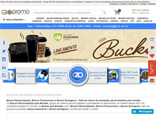 Tablet Screenshot of blocospersonalizados.net